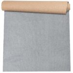 Badteppich Badematte Grau Badezimmer Teppich Mikrofaser