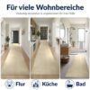 BMBEIG_60 Badteppich Badematte Beige Badezimmer Teppich Mikrofaser – Ansicht 6