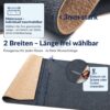 BMANTR_30 Küchenteppich Küchenläufer Läufer abwaschbar Mikrofaser Anthrazit – Ansicht 3