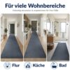 BMANTR_60 Küchenteppich Küchenläufer Läufer abwaschbar Mikrofaser Anthrazit – Ansicht 6
