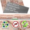 GTPSPETR_50 Teppichläufer mit braunem Fliesenmuster, Anti-Rutsch-Unterseite und 3mm Dicke.
