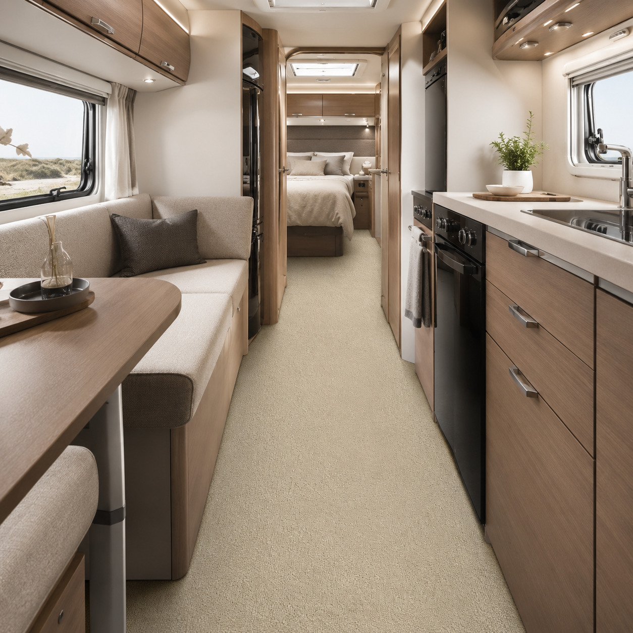 Wohnwagen Teppich Vano Wohnmobil Teppichboden nach Maß