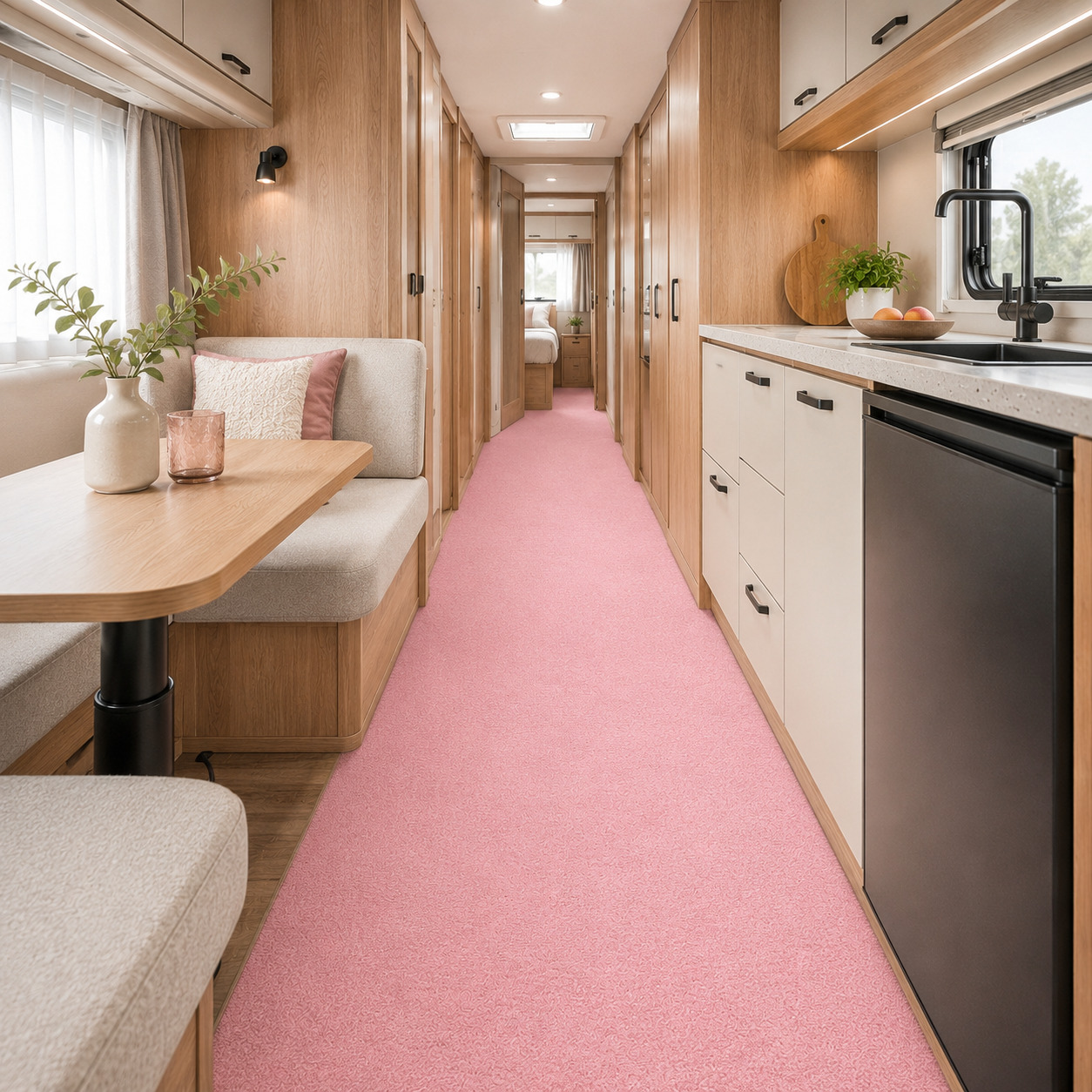 Wohnwagen Teppich Vano Wohnmobil Teppichboden nach Maß