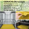 TNOROT_40 Gelber TPE-Bodenbelag mit Noppenmuster, 3mm stark, für Aufzug und Kofferraum.