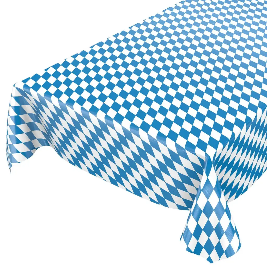 Oktoberfest Tischdecke mit Rautenmuster – Ansicht 1