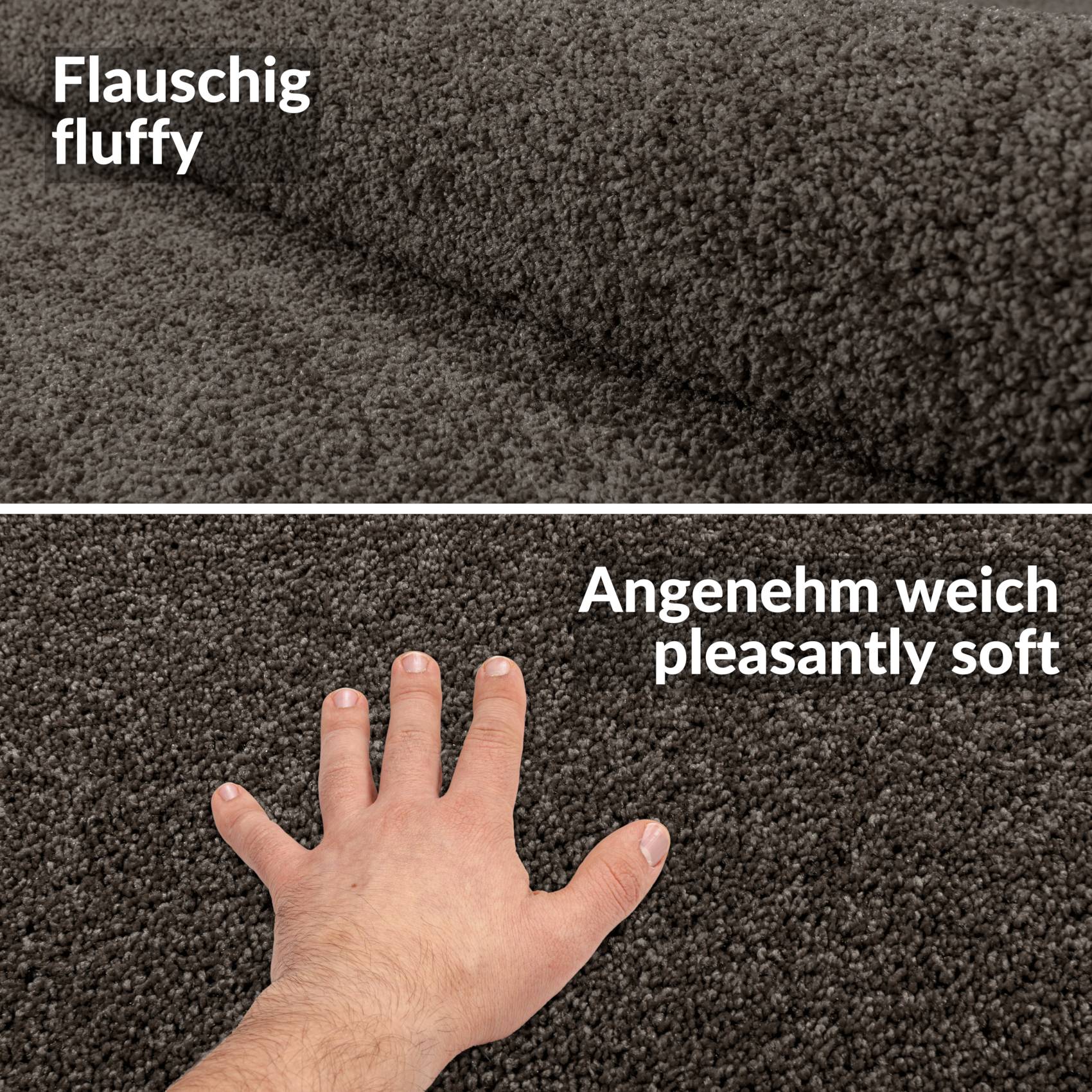 NVPCS-092_60-jpg Teppich Kurzflor Prinsess Wohnzimmerteppich Flauschig Uni einfarbig – Ansicht 11