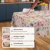 Wachstuch Tischdecke abwaschbar Cintia Blumen Bunt – Ansicht 2