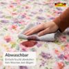 Wachstuch Tischdecke abwaschbar Cintia Blumen Bunt – Ansicht 3