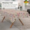 Wachstuch Tischdecke abwaschbar Cintia Blumen Bunt – Ansicht 4