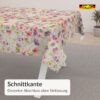 PTS0048F_SQ_50 Wachstuch Tischdecke abwaschbar Cintia Blumen Bunt – Ansicht 5