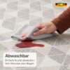 Wachstuch Tischdecke abwaschbar Sula Anthrazit Dreiecksmuster – Ansicht 3