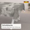 PTS1043F_SQ_50 Wachstuch Tischdecke abwaschbar Betonoptik Grau Eden – Ansicht 5