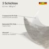 PTS1043F_60 Wachstuch Tischdecke abwaschbar Betonoptik Grau Eden – Ansicht 6