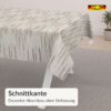 PTS1046F_SQ_50 Wachstuch Tischdecke abwaschbar Ana Skandinavisch Braun – Ansicht 5