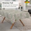 Wachstuch Tischdecke abwaschbar Salva Blattmuster Grün – Ansicht 4