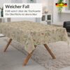 Wachstuch Tischdecke abwaschbar Adriana Lavendel Wiesenblumen Beige – Ansicht 4