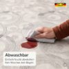 PTS0419F_30 Wachstuch Tischdecke abwaschbar Nora Kreise Beige Grau