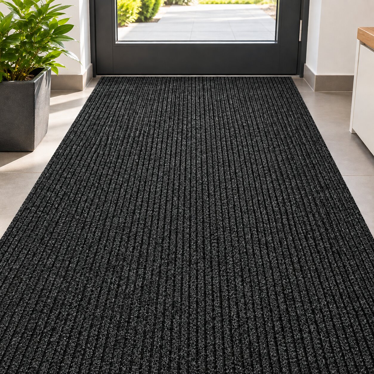 schmutzfangmatte nach maß anroshop Flur Läufer Teppichläufer Sauberlaufmatte MISCHA nach Maß (Kopie)