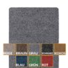 POET-060-090-GRAU-FUND_10.jpg Fußabtreter Schmutzfangmatte Fußmatte Sauberlaufmatte Fußabstreifer Eingang POET 60x90cm Grau