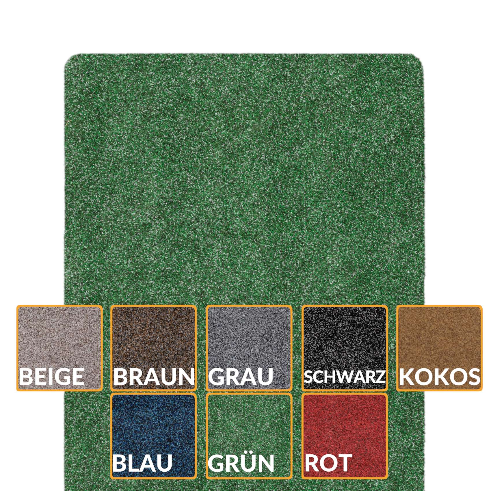 POET-060-090-GRUN-FUND_10.jpg Fußmatte Teppich 60x90cm Grün