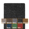 POET-060-090-SCHW-FUND_10.jpg Fußabtreter Schmutzfangmatte Fußmatte Sauberlaufmatte Fußabstreifer Eingang POET 60x90cm Schwarz