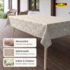 PTL0010F_SQ_20 Wachstuch Tischdecke abwaschbar Lace Vinyl Spitzenoptik Maria