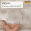 PTL0010F_SQ_50 Wachstuch Tischdecke abwaschbar Lace Vinyl Spitzenoptik Maria