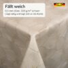 PTL0010F_SQ_60 Wachstuch Tischdecke abwaschbar Lace Vinyl Spitzenoptik Maria