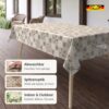 Wachstuch Tischdecke abwaschbar Spitzendecke Lace Vinyl Patchwork Amanda