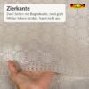 PTL0606F_SQ_50 Wachstuch Tischdecke abwaschbar Lace Vinyl Spitzenoptik Mila