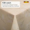 PTL3712F_SQ_60 Wachstischdecke Lace Vinyl Tischdecke abwaschbar Leinenoptik Luisa Beige
