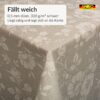 PTL6712F_SQ_60 Wachstischdecke Lace Vinyl Tischdecke abwaschbar Blütenmuster Dora Grau